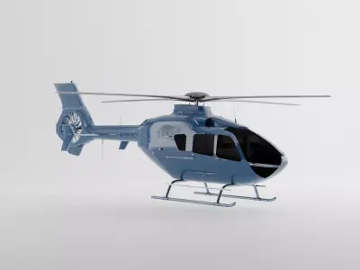 helicopter h135 3D model