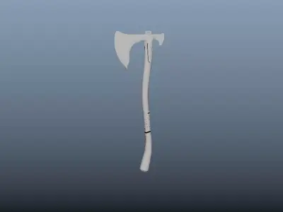 Stylized Axe 3D model 3D model