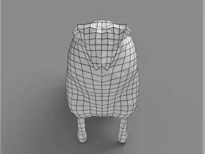 Geometric Sheep Low-poly 3D model