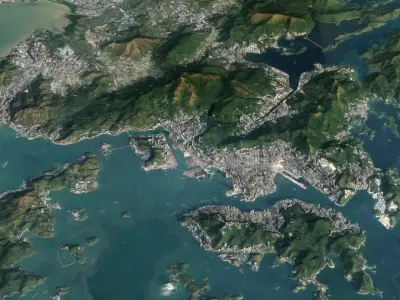 Hong Kong 3D model purchase