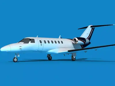 Cessna C528 Citation CJ3 V06 3D model