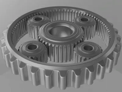 Gears gear 3D model purchase