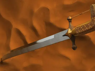 Arab Sword 3D model