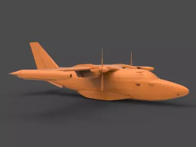 Mitsubishi MU-2 3D print model