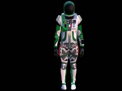 Astronaut Spacesuit Italy 3D model