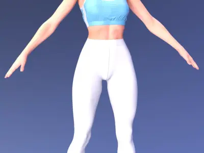 Sonya Blade  Special Forces Training 3D model