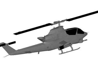 Bell AH-1 Cobra 3D model buy