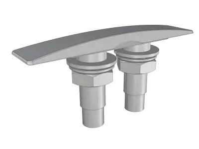 Osculati Style Folding Cleat 158mm 3D model