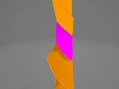 Industrial propeller Low-poly 3D model