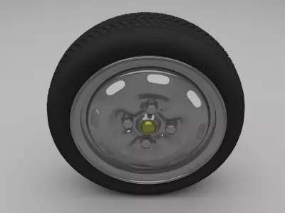 Lada Wheel 3D model
