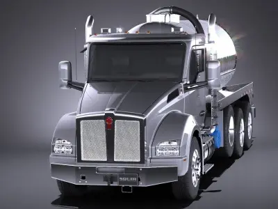 Kenworth T880 2017 Tank Truck 3D model