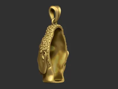 Buddha pendant 3d model 3D model