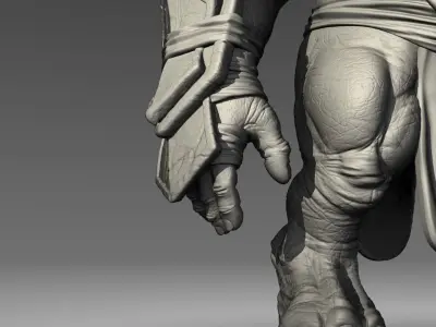 Rhino warrior 3D print model