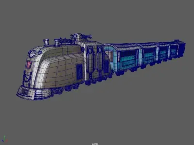 TOON Train 3D model