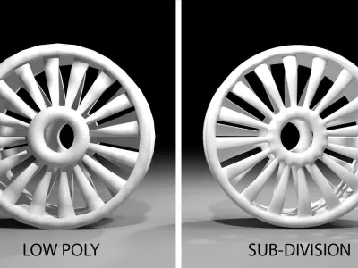 Wheel Rim 9 3D model