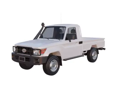 Land Cruiser 79 series Single cabin 3D model