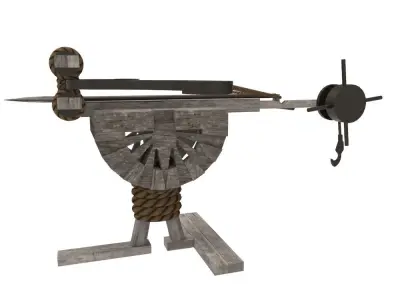 Ballista Low-poly 3D model buy
