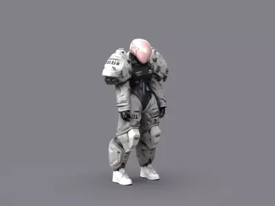 Night City Character Resident 3D model purchase