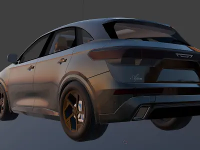 2027 Chrysler Aspen Sport Free 3D model