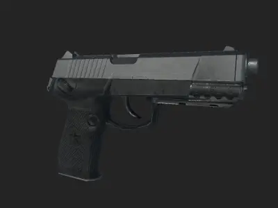 QSZ-92 weapon Free low-poly 3D model