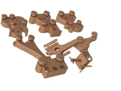 Wooden Toys Collection 3D model buy