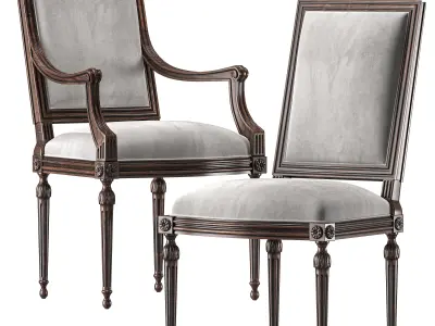 ebanista baladin chair 3D model