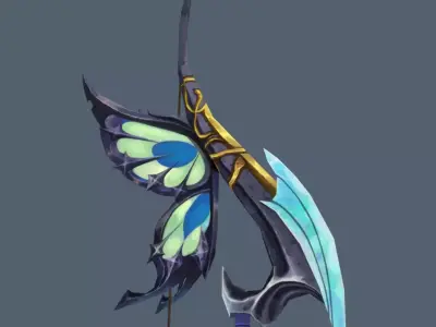 Danbee360 Weapon001 Low-poly 3D model