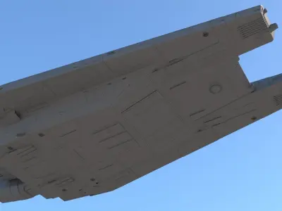 Sci Fi Dropship 3D model purchase