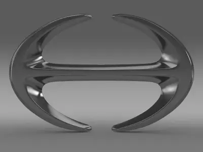 hino logo 3D model by Sergey