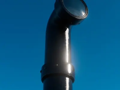 Submarine Periscope Low-poly 3D model