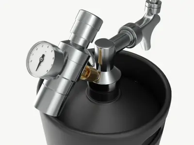 Pressurized Keg System 01 3D model