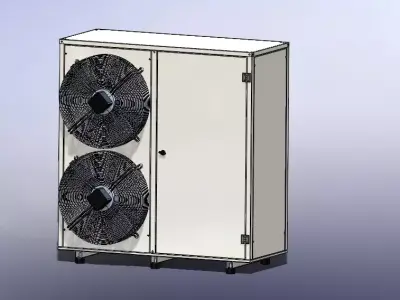 Cooling Cabinet Split Unit 3D model