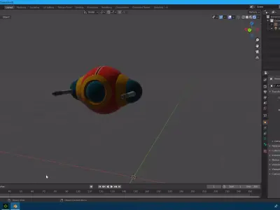 Drone L300C19 Low-poly 3D model