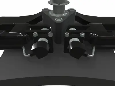 Car f1 steering wheel 2 3D model