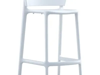 Africa Stool by Equgeni Quitllet 3D model