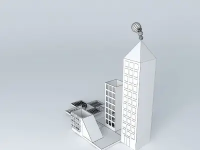 Cotton-physics Cottonballs Free 3D model