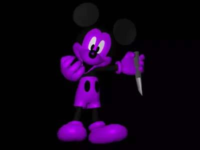 Psychtus The Purple Murder Mouse 3D model
