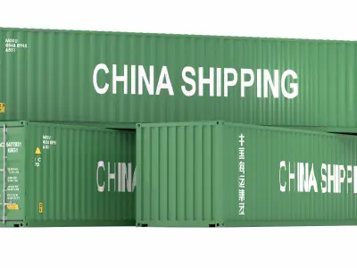 China Shipping Container 3D model