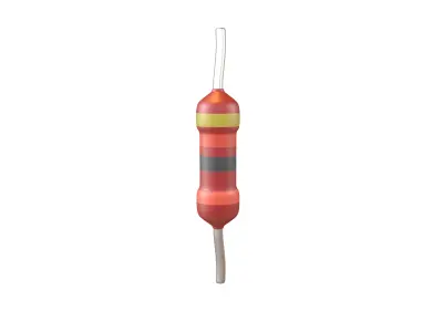 Resistors v1 003 Low-poly 3D model
