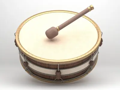 Ramadan Islamic Drum 3D model
