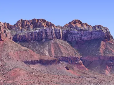 Arizona Mountains HD 3D model
