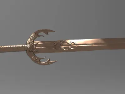 Angel low res Sword Fantasy  3D model