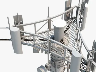 Cell Tower 3D model purchase