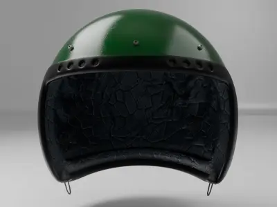 helmet Pubg level 1 high poly 3D model