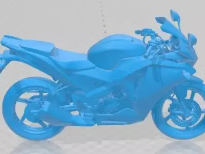 Honda CBR 125R 2011 Printable Motorbike 3D print model