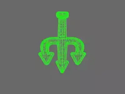 Star Tridents V10K Shoulder Symbols 3D print model
