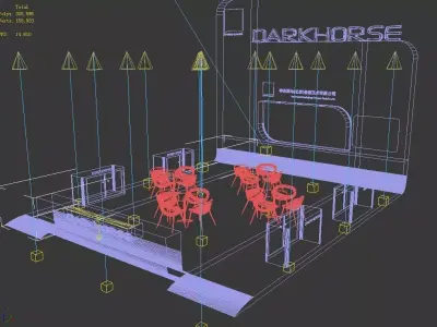Exhibition - Area - 7X9-3DMAX2012-037 3D model