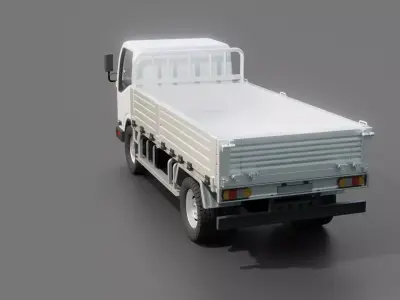 Isuzu Elf Pickup Truck 3D model