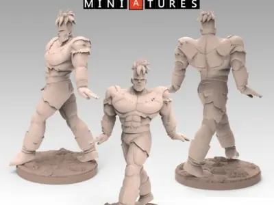 Term 4 - Namek Saga Part 2 - Ginyu Force - Turles Crusher Corps  3D print model