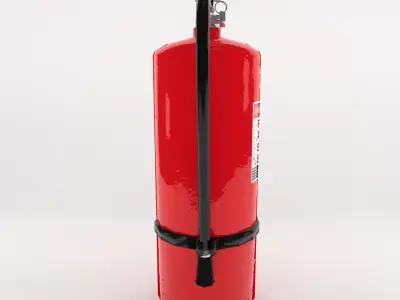 fire extinguisher Low-poly 3D model 2